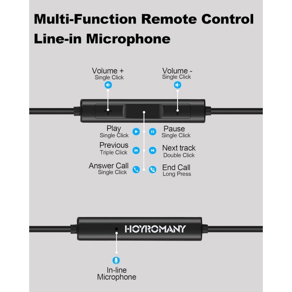 삼성 Galaxy S23 S22 Ultra S21 S20 FE A53용 Hoyromany USB C 헤드폰, Huawei P40 P30 Pro, Google Pixel, Xiaomi, Oneplus용 와이어 및 마이크가 있는 귀 유형 C 헤드폰에 자기