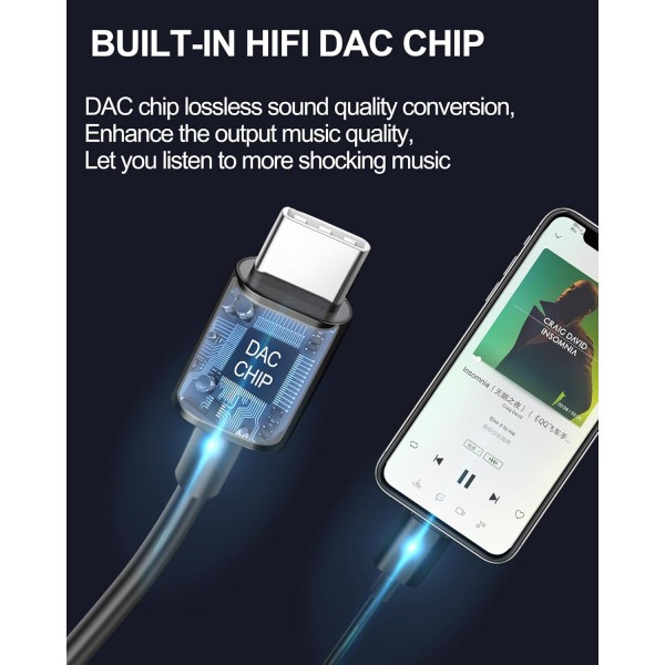 삼성 Galaxy S23 S22 Ultra S21 S20 FE A53용 Hoyromany USB C 헤드폰, Huawei P40 P30 Pro, Google Pixel, Xiaomi, Oneplus용 와이어 및 마이크가 있는 귀 유형 C 헤드폰에 자기