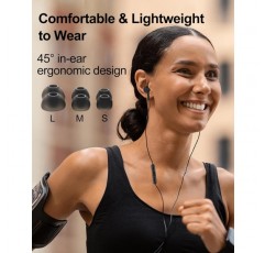 삼성 Galaxy S23 S22 Ultra S21 S20 FE A53용 Hoyromany USB C 헤드폰, Huawei P40 P30 Pro, Google Pixel, Xiaomi, Oneplus용 와이어 및 마이크가 있는 귀 유형 C 헤드폰에 자기