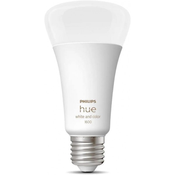 Philips Hue Bluetooth 화이트 앰비언스 및 컬러 LED E27 15W 1600lm Doppelpack inkl. 다리