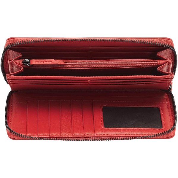 Liebeskind 베를린 여성용 종이가방 Carter Gigi 지갑 Large (HxWxD 9cm x 19cm x 2cm) Passion