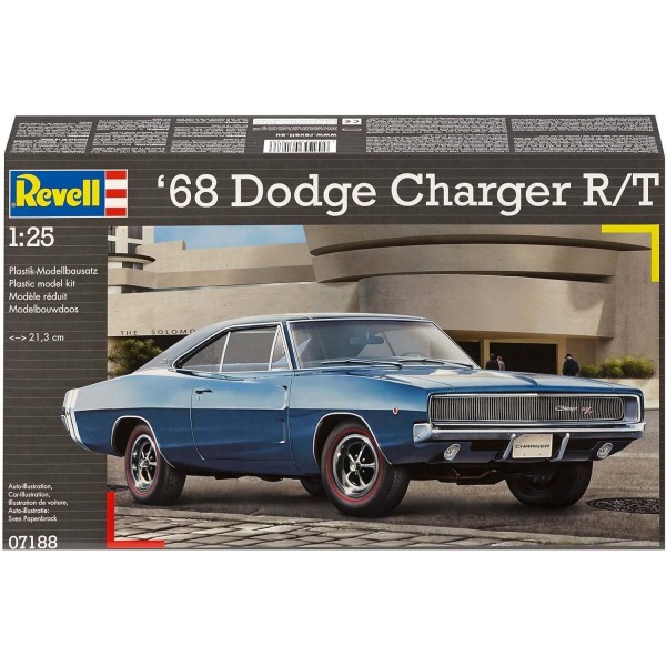 레벨 1968 닷지 차저 (2in1) 1:25 스케일 REV-07188, 없음