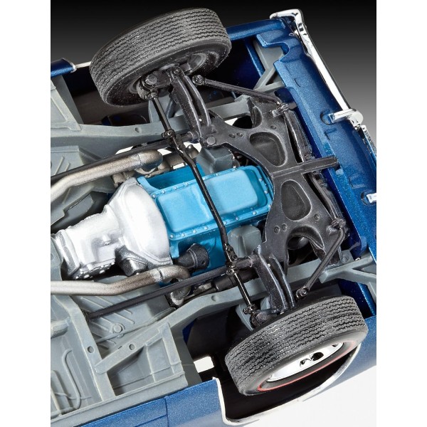 레벨 1968 닷지 차저 (2in1) 1:25 스케일 REV-07188, 없음