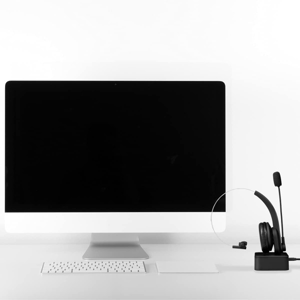 LogiLink BT0059 - Bluetooth 모노 헤드셋 mit Ladestation, Mikrofon Schwarz Standard