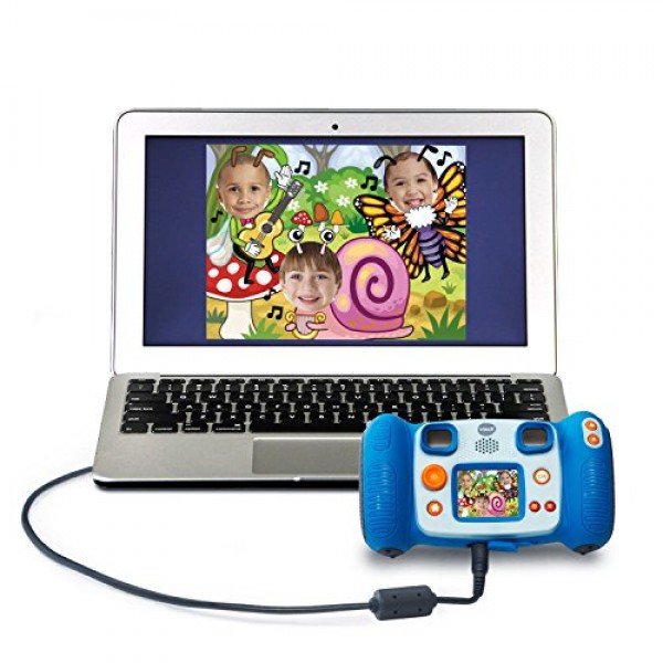 VTech KidiZoom Camera Pix, Blue(Frustration Free Packaging) 파란색 Frustration-Free 포장