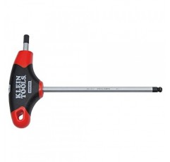 Klein Tools JTH6E13BE 1/4인치 볼 엔드 육각 키(Journeyman T 핸들 포함), 6인치