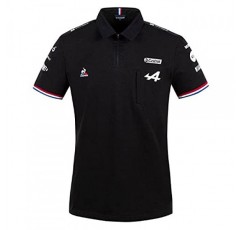 F1 알파인 레이싱 블랙 팀 폴로 셔츠 2021
