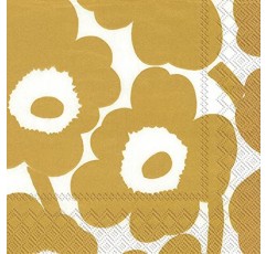 IHR 아이디얼 홈 레인지 파티 냅킨 Marimekko 일회용 3겹 종이 점심 냅킨 팩, 6.5