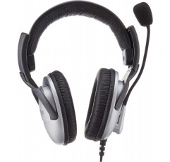 Koss Universal SB45 오버이어 게이밍 헤드셋 마이크 포함 헤드폰 - 실버