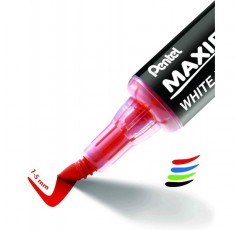 Pentel MWL5SBF-4N Maxiflo Flexfeel 화이트보드 마커(유연한 팁 포함), 자석 및 와이퍼가 포함된 4개 세트, 검정/빨강/파랑/초록 4개 모음. 블랙/레드/블루/그린 와이퍼 포함