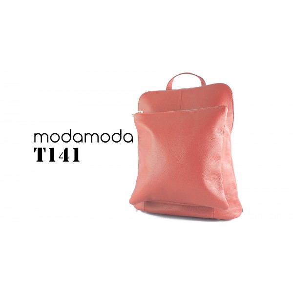 Modamoda de T141, 이탈리아 여성용 배낭, 3-in-1, 가죽