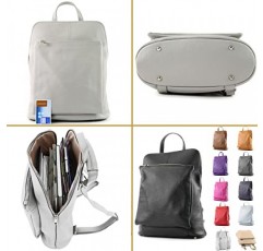 Modamoda de T141, 이탈리아 여성용 배낭, 3-in-1, 가죽