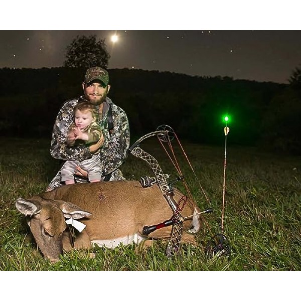 .246/ .244/ .233/ .204/ .165 ON/OFF 스위치가 있는 내경 볼트용 CosiComu 조명 노크 라이트 업 노크 사냥용 활 화살 노크 6팩