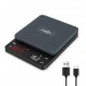 타이머가 포함된 Joyhill 커피 스케일, 3kg/0.1g 고정밀 푸어 오버 드립 에스프레소 스케일, LED 디스플레이가 있는 충전식 디지털 커피 스케일, Type-C 충전 케이블을 사용한