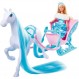 Simba 105733522 - Steffi Love Snow Dream, 말이 달린 동화 속 썰매와 얼음 공주로 변신한 Steffi, L: 50cm, 인형 29cm, 3세 이상의 어린이에게 적합