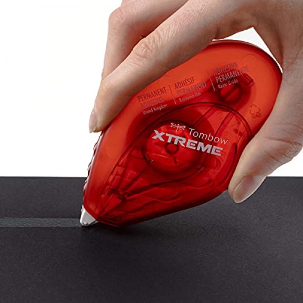 Tombow 62128 Xtreme 접착 리필, 1팩. 다양한 접착이 어려운 표면에 작동하는 고성능 테이프 러너 리필입니다.