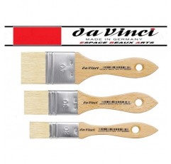 DaVinci ESPACE BEAUX ARTS da Vinci Serie 2470-2429,Breite Pinsel,Hobby Synthetikpinsel, Set 3pcs,flach 크기 20mm.30mm.40mm .Made in Germany.