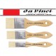 DaVinci ESPACE BEAUX ARTS da Vinci Serie 2470-2429,Breite Pinsel,Hobby Synthetikpinsel, Set 3pcs,flach 크기 20mm.30mm.40mm .Made in Germany.