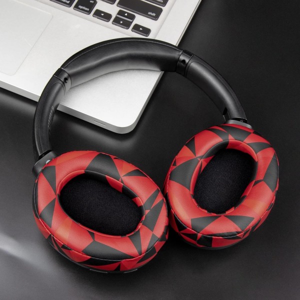 Sony WH-XB900N/WH-CH710N(WHCH710N WHCH710 CH710)/WH-CH720N(WHCH720 CH720)/WH-RF400(WHRF400)/MDR-RF895RK 헤드폰용 SOULWIT 단백질 가죽 교체용 이어 패드 패드 부분 업데이트