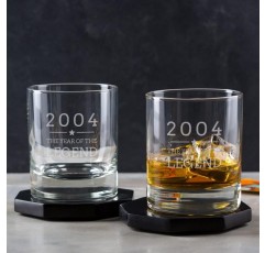인그레이빙된 위스키 텀블러 - 