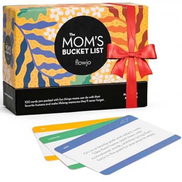 Flowjo 엄마의 버킷 리스트 카드 게임: 더 강한 유대감을 형성하고 지속적인 추억을 만들기 위한 100가지 재미있고 참여가 가능한 가족 활동 | 인생의 모든 엄마를 위한 