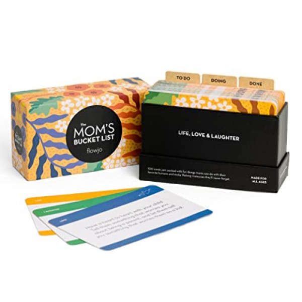 Flowjo 엄마의 버킷 리스트 카드 게임: 더 강한 유대감을 형성하고 지속적인 추억을 만들기 위한 100가지 재미있고 참여가 가능한 가족 활동 | 인생의 모든 엄마를 위한 