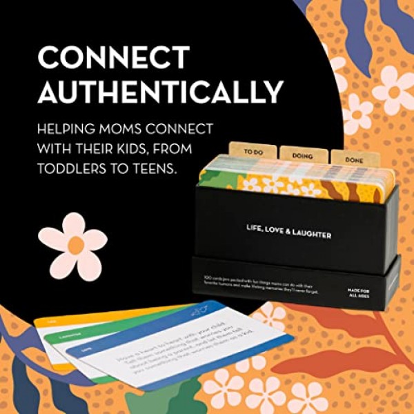 Flowjo 엄마의 버킷 리스트 카드 게임: 더 강한 유대감을 형성하고 지속적인 추억을 만들기 위한 100가지 재미있고 참여가 가능한 가족 활동 | 인생의 모든 엄마를 위한 