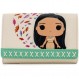 Loungefly WDWA1575 디즈니 Pocahontas Pop Trifold 지갑 모듬 가제트, 멀티 컬러