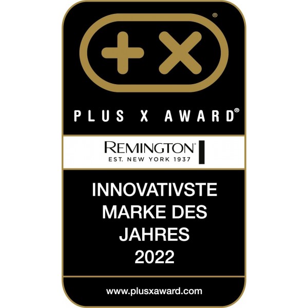 Remington 점보 헤어 컬러 H5670 가열식 세라믹 이온 기술 왁스 코어 두 가지 크기(40mm, 35mm) 블랙/핑크