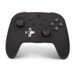 PowerA 고급 Nintendo 스위치 컨트롤러 무선 - 스위치, 몰입형 모션 제어 및 고급 게임 버튼을 위한 검정색 충전식 프로 컨트롤러