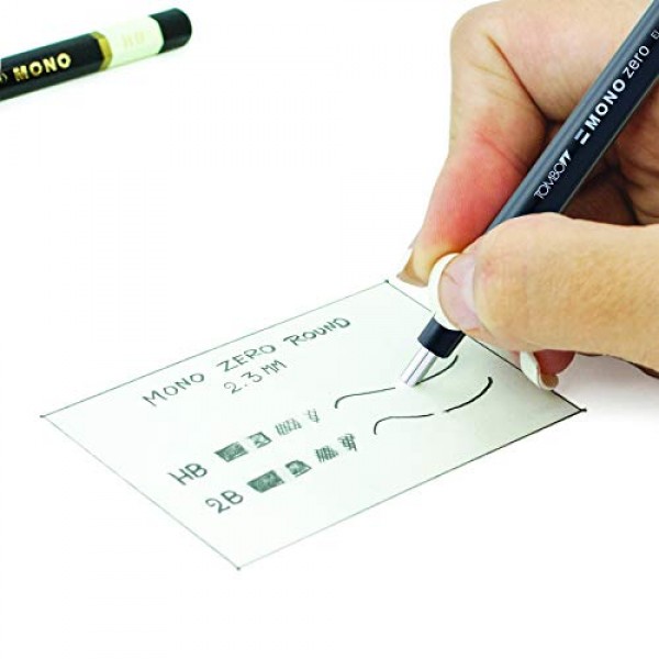 톰보우 홀더 지우개 모노 제로 라운드 샤프 블랙 (EH-KUR11)