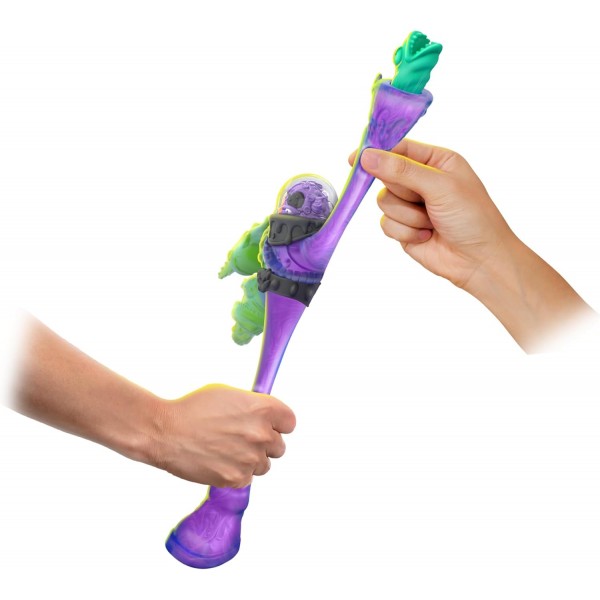 Heroes of Goo Jit Zu Deep GOO Sea - 투인원 슬라임 파워를 갖춘 6.5인치 보울브레스 피규어; 슈퍼 신축성과 신축성