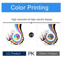 LCL 호환 잉크 병 교체 Epson 664 T6641 ET-2500 ET-2550 ET-2600 ET-2650 ET-3600 ET-4500 ET-4550 ET-14000 등 L100 L110 L120 L120 L2 L13