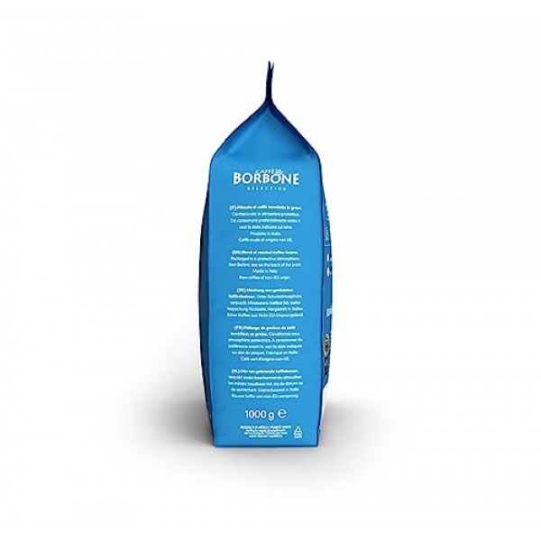 Caffè Borbone Crema Classica 원두 커피 블렌드, 미디엄 에스프레소 로스팅, 풀 바디 및 균형 잡힌 프리미엄 아라비카 및 로부스타 블렌드 선택, 크리미하고 부드러움 - 2.2파