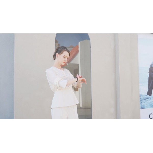 KIMOMT 여성용 시계, 가죽 스트랩, 고급 쿼츠 시계, 방수, 패션, 소녀용 창의적인 시계, 여성용