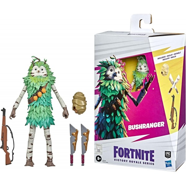 Hasbro Fortnite Victory Royale Series Bushranger Collectible 액션 피규어 및 액세서리 - 8세 이상, 15cm, 멀티컬러, F4978