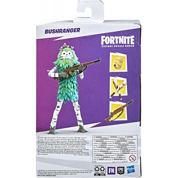 Hasbro Fortnite Victory Royale Series Bushranger Collectible 액션 피규어 및 액세서리 - 8세 이상, 15cm, 멀티컬러, F4978