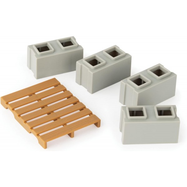 ERTL Big Farm John Deere 스키드 스티어 세트 - 1:16 스케일 - 배럴과 콘이 포함된 건설 장난감 - 3세 이상 아동용 장난감