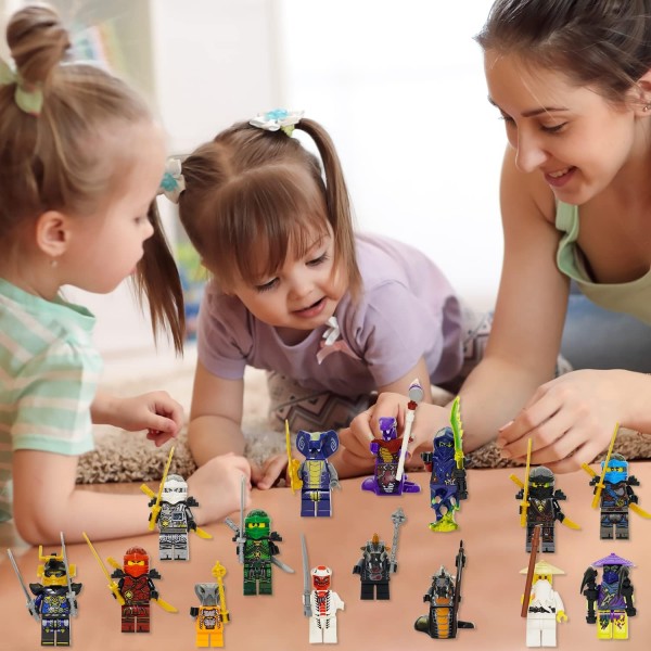 Minifigure Set, 24pcs Minifigure Toys, Mini Anime Set, Collection Figures, Custom Collectible Minifigures, 파티 용품, 생일 선물