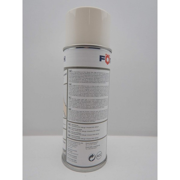 Förch CREME WHITE 흰색 RAL 9001 페인트 래커 스프레이 스프레이 스프레이 캔 400ML (3)