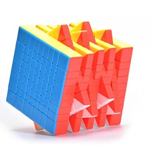 CuberSpeed ​​Cubing 교실 moyu 9x9 스티커엘스 스피드 큐브 Mofang Jiaoshi Meilong 9x9 매직 큐브(MF9 업데이트 버전)