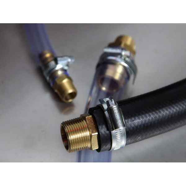 Eclipse 전문 도구 ECW4-12 Eclipse W4 304 스테인레스 스틸 Wormdrive 호스 클립 240-280mm 10 팩 240-280mm