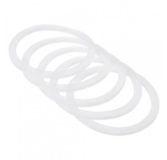 PATIKIL 86mm 와이드 입 실리콘 씰링 링, 메이슨병 뚜껑용 재사용 가능한 누출 방지 개스킷 10팩, 반투명