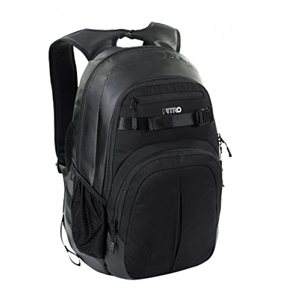 Nitro Chase 배낭 정리함 포함 학교 배낭, 17인치 노트북 수납공간이 있는 학교 가방 데이팩, 35 L