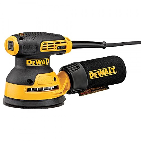 DEWALT 랜덤 궤도 샌더, 가변 속도, 5인치(DWE6423)