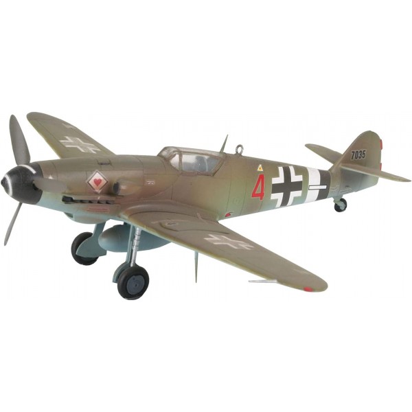 Revell 모델 키트 항공기 1:72 - 1:72 스케일의 Messerschmitt Bf109 G-10, 레벨 3, 많은 디테일이 있는 충실한 복제품, 04160
