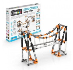 Engino- STEM 장난감, 건물 및 교량, 9세 이상 어린이를 위한 건설 장난감, 교육 장난감, 남학생과 여학생을 위한 선물(9가지 모델 옵션), 학습용 STEM 키트