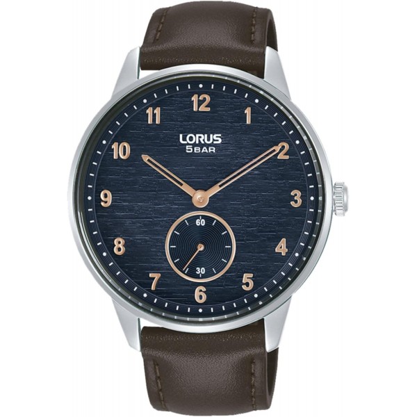 Lorus Classic Man 남성용 시계 아날로그 쿼츠 무브먼트 가죽 스트랩 포함 RN463AX9