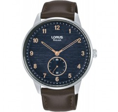 Lorus Classic Man 남성용 시계 아날로그 쿼츠 무브먼트 가죽 스트랩 포함 RN463AX9