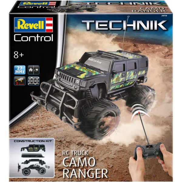 Revell Control 24715 CAMO Ranger RC 보급형 모델 자동차 전기 몬스터 트럭